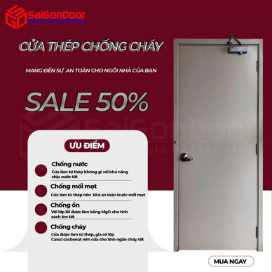 Cửa Thép Chống Cháy: Lá Chắn An Toàn Tuyệt Đối Cho Mọi Công Trình Hiện Đại