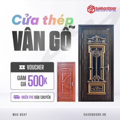 Cửa Thép Vân Gỗ: Giải Pháp An Toàn và Thẩm Mỹ Cho Mọi Công Trình