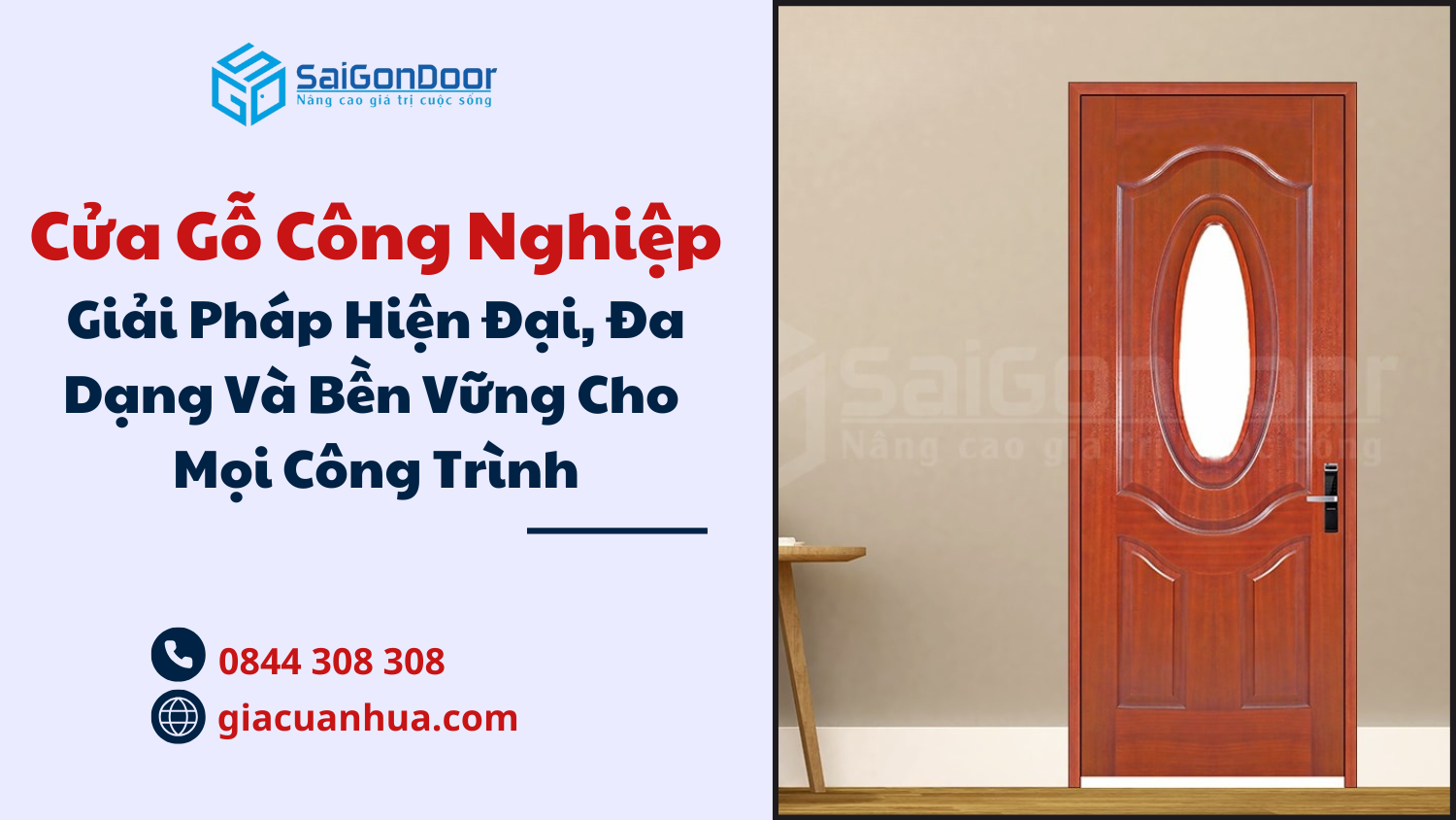 Cửa Gỗ Công Nghiệp: Giải Pháp Hiện Đại, Đa Dạng Và Bền Vững Cho Mọi Công Trình