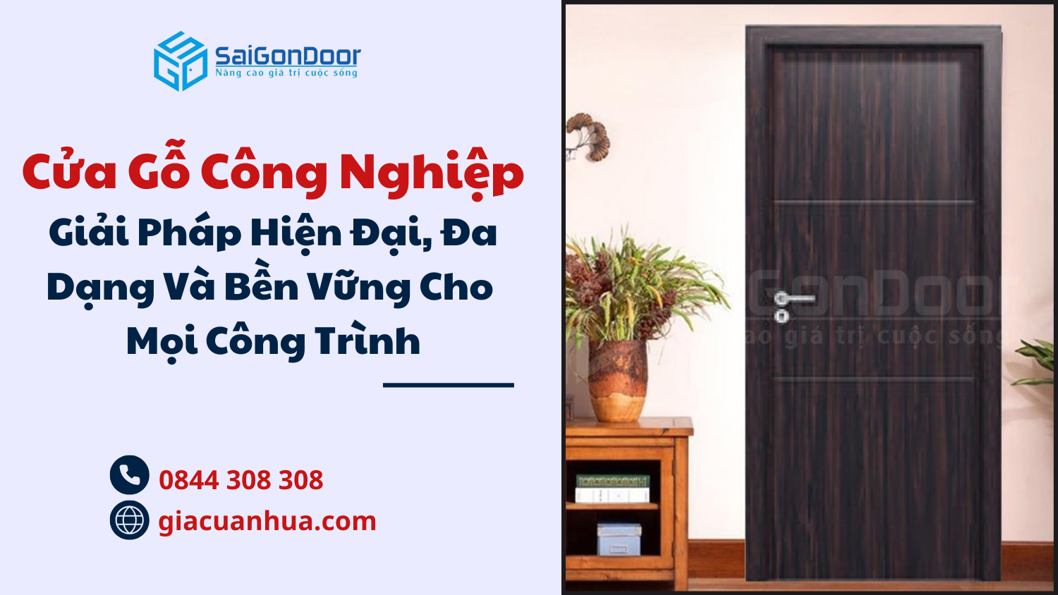 Cửa Gỗ Công Nghiệp: Giải Pháp Hiện Đại, Đa Dạng Và Bền Vững Cho Mọi Công Trình