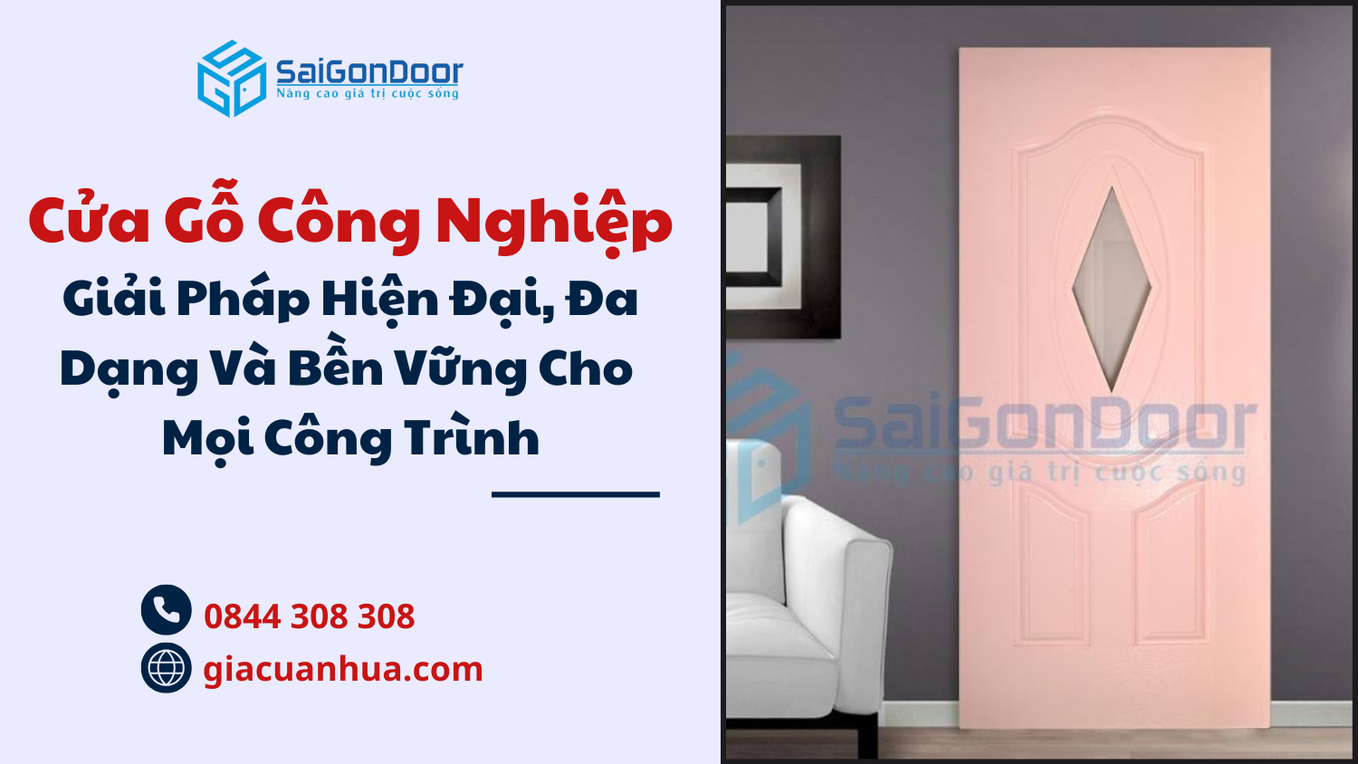 Cửa Gỗ Công Nghiệp: Giải Pháp Hiện Đại, Đa Dạng Và Bền Vững Cho Mọi Công Trình