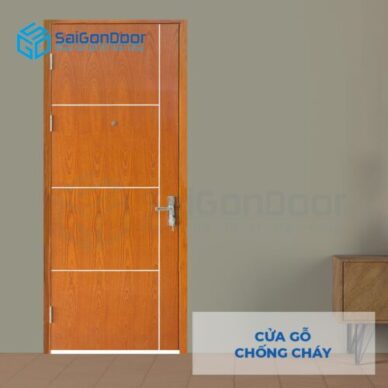 Top 10 Mẫu cửa gỗ chống cháy “hot” nhất hiện nay