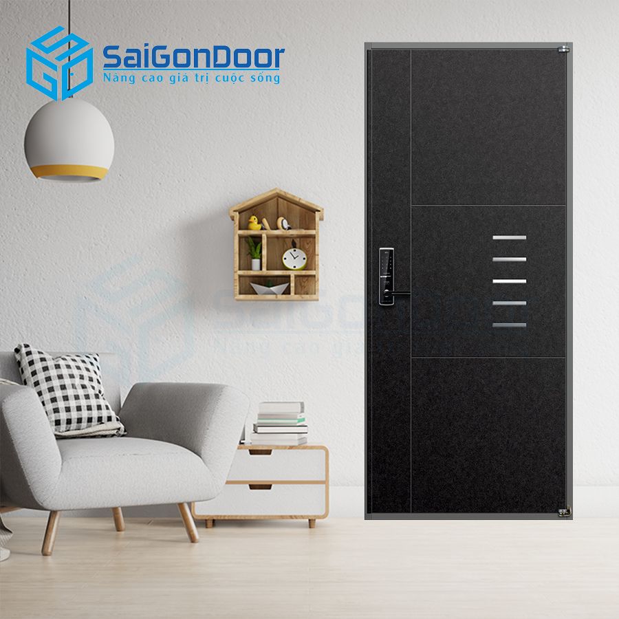 Cửa phòng ngủ thanh lịch và hiện đại S-532-RB