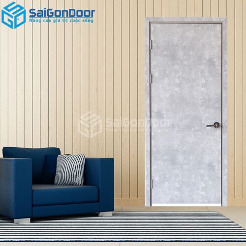 Cửa Gỗ MDF melamine P1 van da-MDFV-SGD
