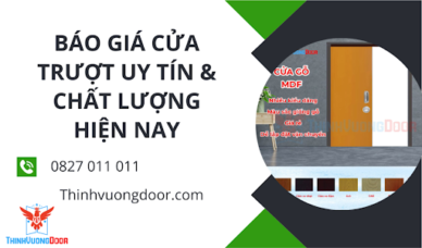 Báo Giá Cửa Trượt Uy Tín & Chất Lượng Hiện Nay