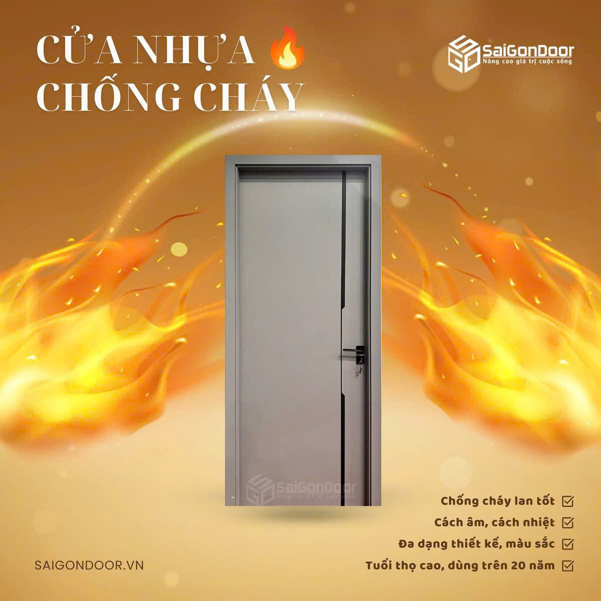 Cửa Nhựa Chống Cháy – Giải Pháp An Toàn Và Hiện Đại Cho Mọi Công Trình