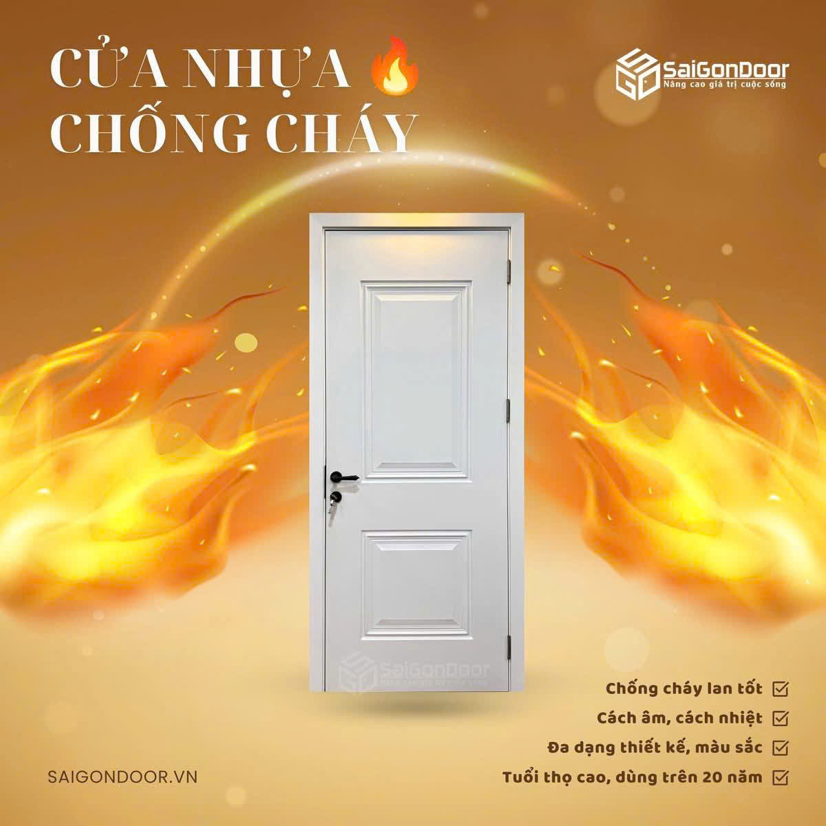 Cửa Nhựa Chống Cháy – Giải Pháp An Toàn Và Hiện Đại Cho Mọi Công Trình