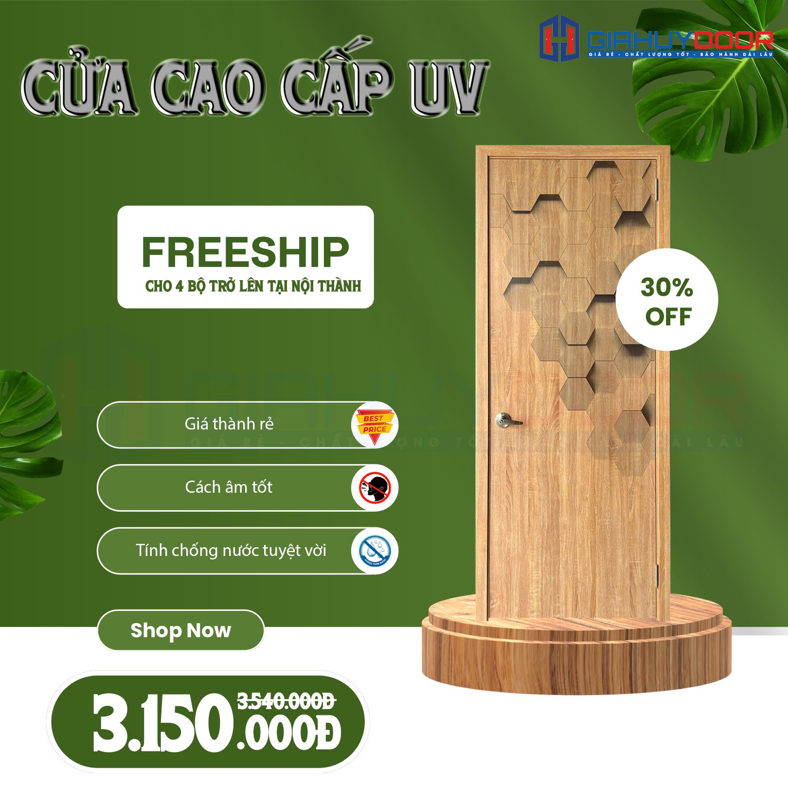 CỬA NHỰA GỖ COMPOSITE GIAHUYDOOR – ĐẸP, BỀN, CHỐNG NƯỚC TỐI ƯU CỬA NHỰA GỖ COMPOSITE GIAHUYDOOR – ĐẸP, BỀN, CHỐNG NƯỚC TỐI ƯU
