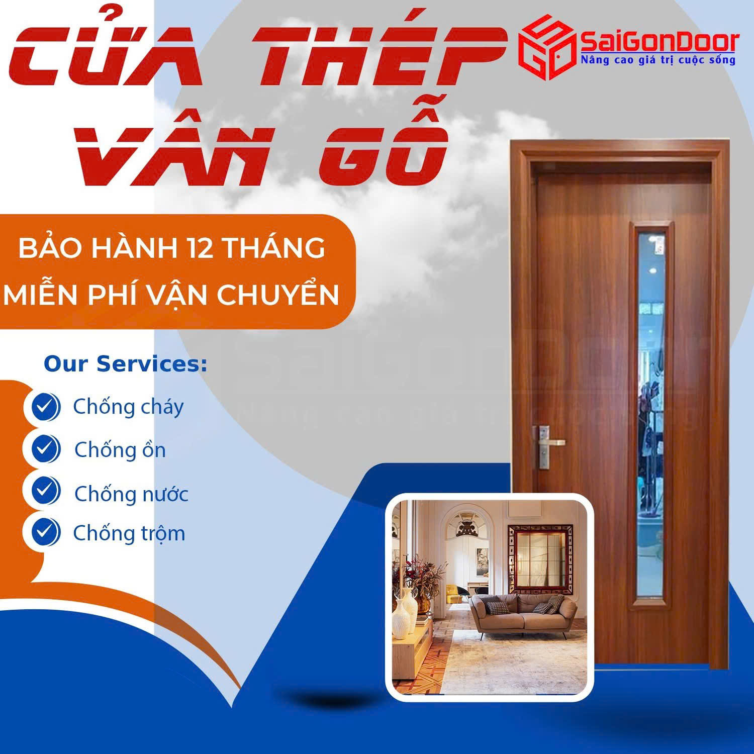 Cửa Thép Vân Gỗ Là Gì? Những Ưu Điểm Vượt Trội Và Bí Quyết Lựa Chọn Hoàn Hảo