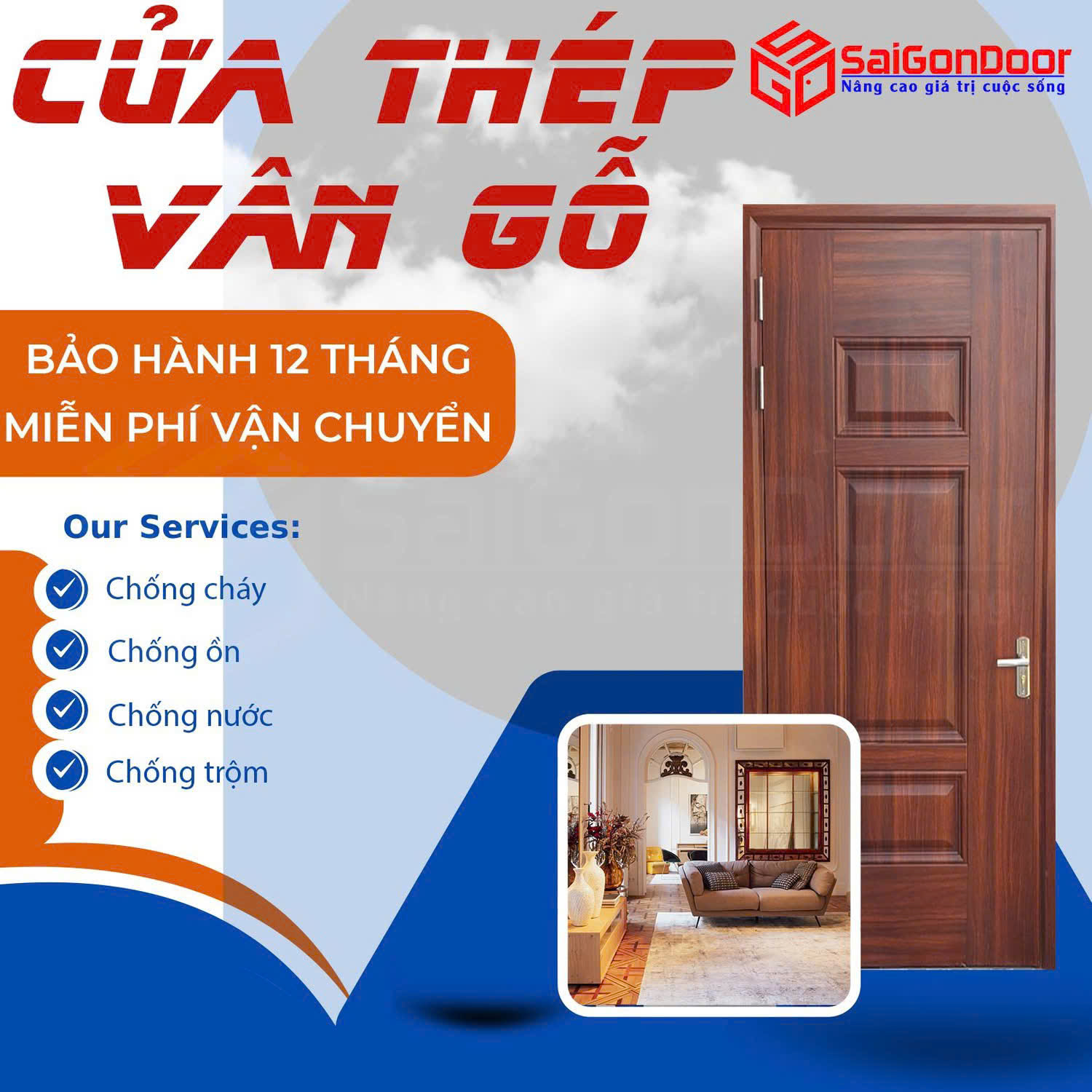 Cửa Thép Vân Gỗ Là Gì? Những Ưu Điểm Vượt Trội Và Bí Quyết Lựa Chọn Hoàn Hảo