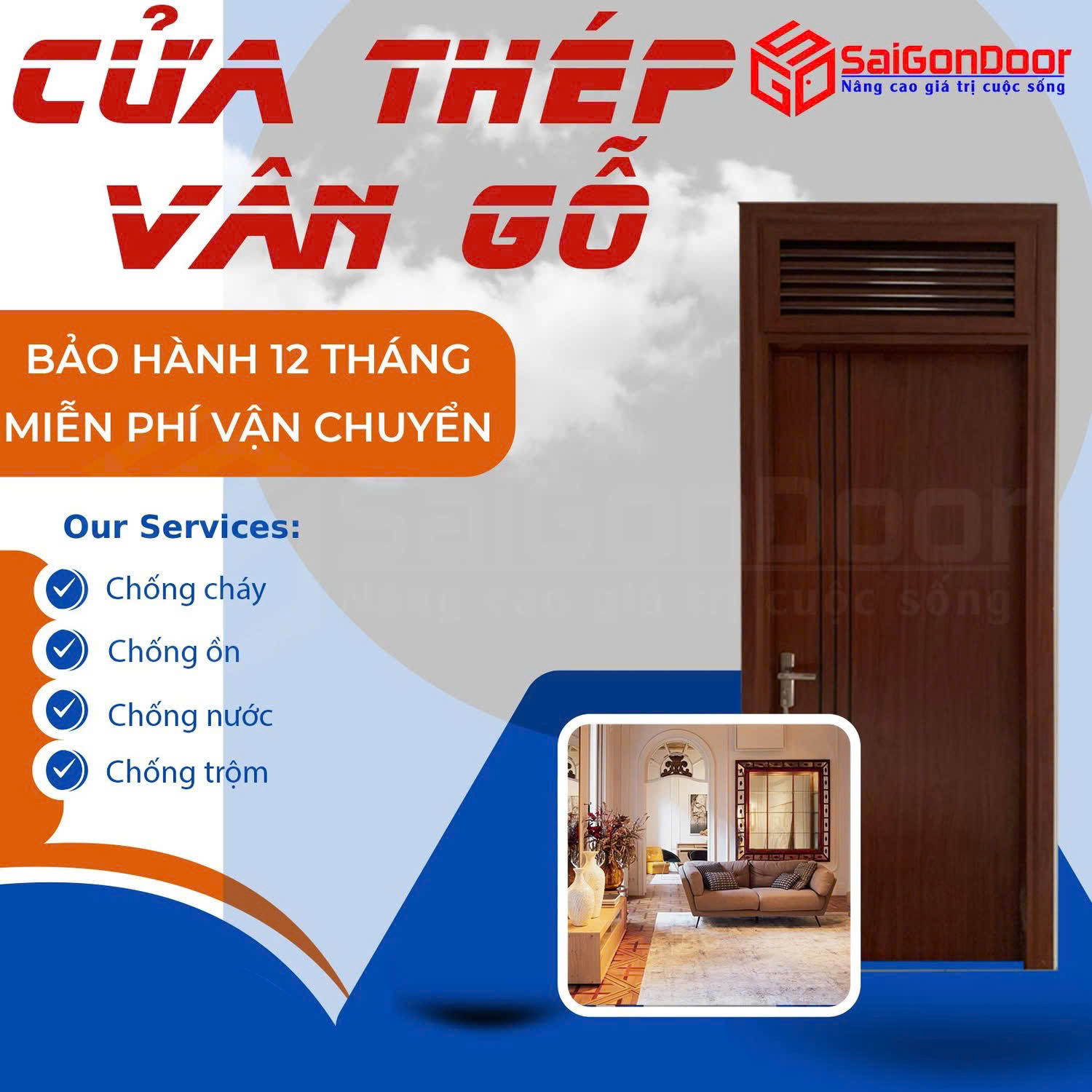Cửa Thép Vân Gỗ Là Gì? Những Ưu Điểm Vượt Trội Và Bí Quyết Lựa Chọn Hoàn Hảo