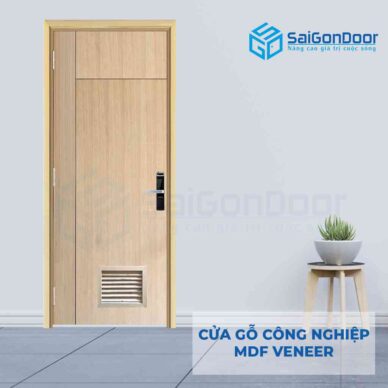Cửa gỗ công nghiệp MDF là gì? Ứng dụng và cấu tạo