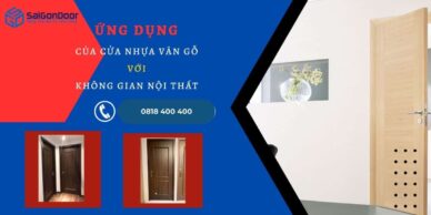 Ứng Dụng Của Cửa Nhựa Vân Gỗ Với Không Gian Nội Thất
