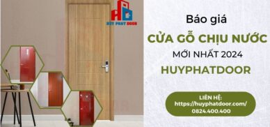 Báo giá cửa gỗ chịu nước mới nhất 2024