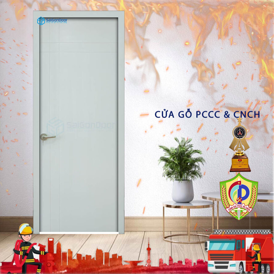 Cửa gỗ chống cháy - SaiGonDoor