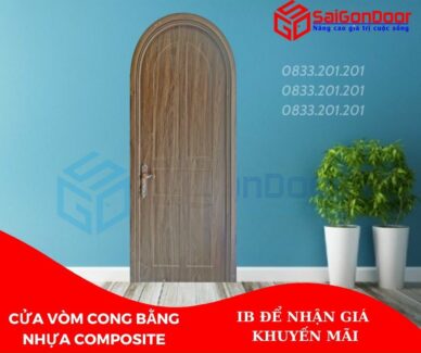 Quy trình lắp đặt cửa vòm nhựa gỗ Composite