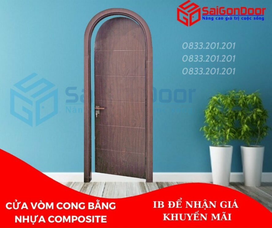 Cửa vòm cong Composite chạy chỉ cnc