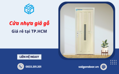 Mua cửa nhựa giả gỗ giá rẻ tại TP.HCM
