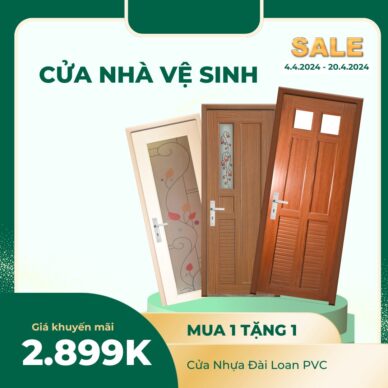 Cửa nhà vệ sinh giá tốt tại Bình Thạnh