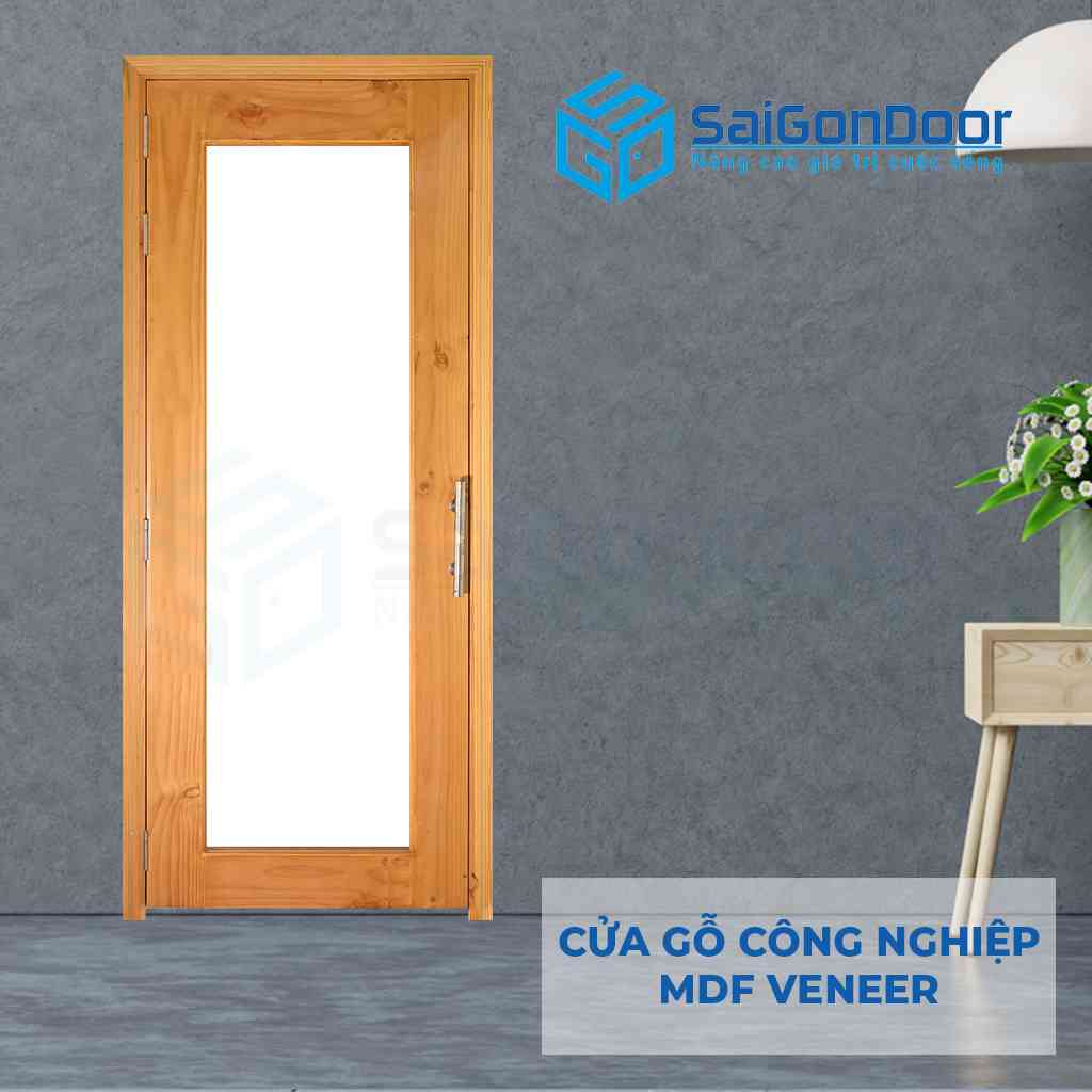 Mẫu cửa phòng ngủ MDF Veneer