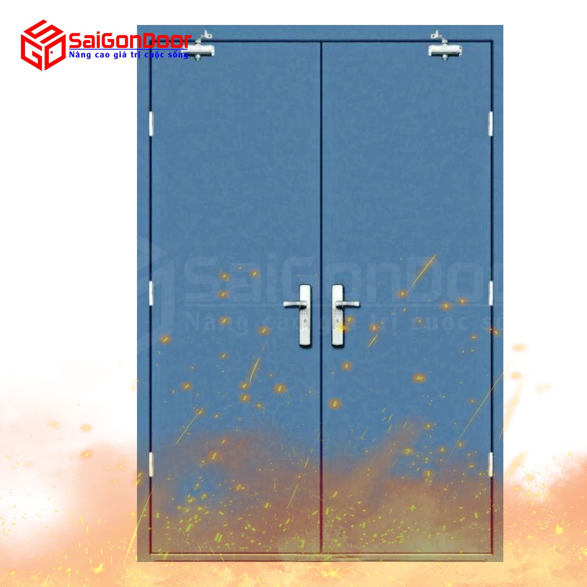 SaiGonDoor đơn vị cung cấp cửa chống cháy chất lượng và đáp ứng đủ tiêu chuẩn quy định về PCCC