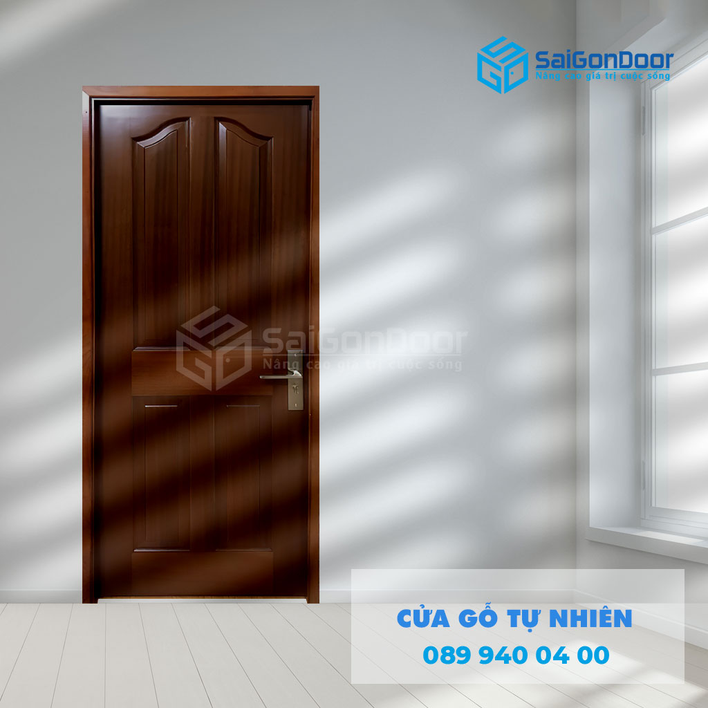 Cửa gỗ tự nhiên thiết kế tinh tế, hiện đại Cửa gỗ tự nhiên thiết kế tinh tế, hiện đại