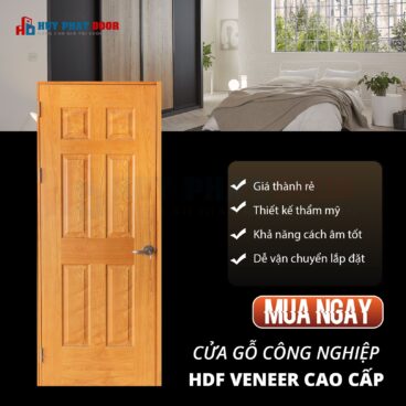 BÁO GIÁ CỬA GỖ CÔNG NGHIỆP HUYPHATDOOR CHẤT LƯỢNG - UY TÍN