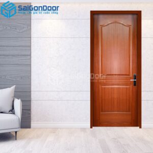Cửa Gỗ HDF Veneer 2A-Xoan Đào 2-HDFV-SGD
