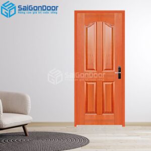 Cửa Gỗ HDF Veneer 4A-Căm Xe 3-HDFV-SGD