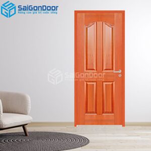 Cửa Gỗ HDF Veneer 4A-Căm Xe 4-HDFV-SGD