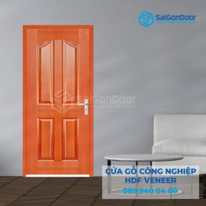 Cửa Gỗ HDF Veneer 4A-Căm Xe 5-SGD