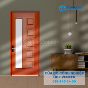 Cửa Gỗ HDF Veneer 6GL-Căm Xe 5-SGD