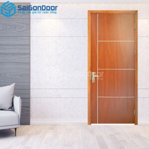 Cửa Gỗ MDF Veneer P1R4b-MDFV-SGD