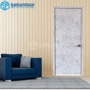 Cửa Gỗ MDF melamine P1 van da-MDFV-SGD