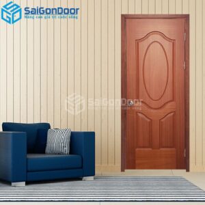 Cửa Gỗ Công Nghiệp HDF Veneer 3A Xoan Đào-HDFV-SGD