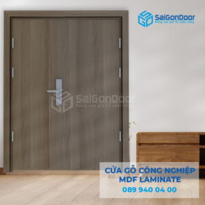 Cửa Gỗ Công Nghiệp MDF Laminate 2P111-SGD