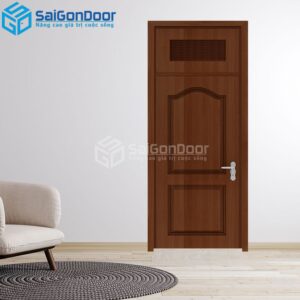 Cửa Gỗ Công Nghiệp SGD 2A walnut 2-HDFV-SGD_1