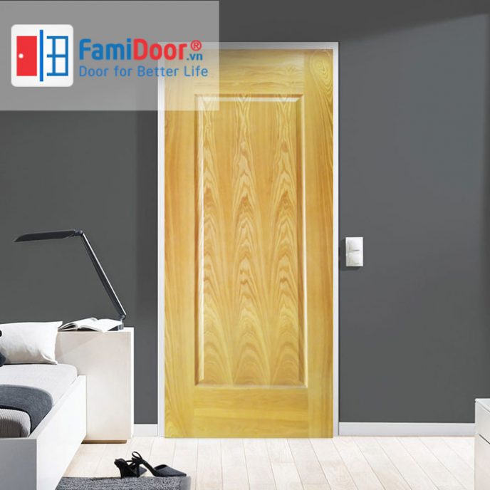 Cửa gỗ HDF veneer 1B-Oak