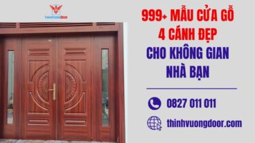 999+ Mẫu Cửa Gỗ 4 Cánh Đẹp Cho Không Gian Nhà Bạn