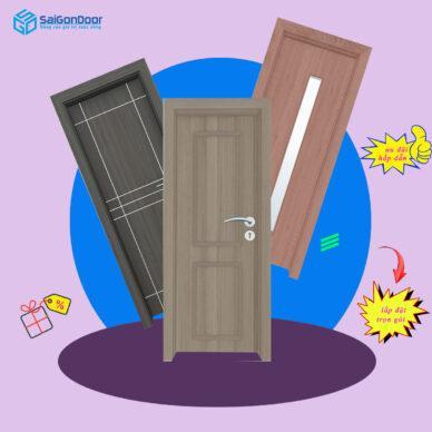 Cửa thông phòng bằng nhựa Composite