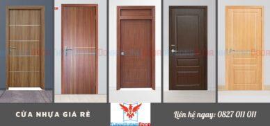 Top 100 mẫu cửa nhựa giá rẻ "Bền - Đẹp" thịnh hành nhất hiện nay