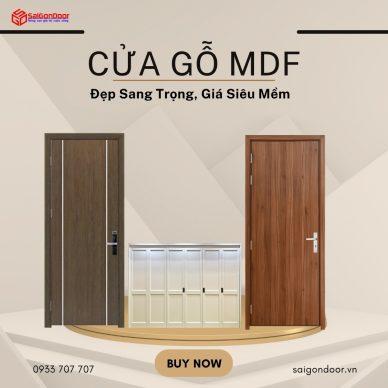 Hiện đại, sang trọng với cửa gỗ công nghiệp MDF (1)
