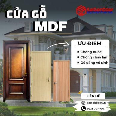 Ưu điểm vượt trội của cửa gỗ MDF Melamine
