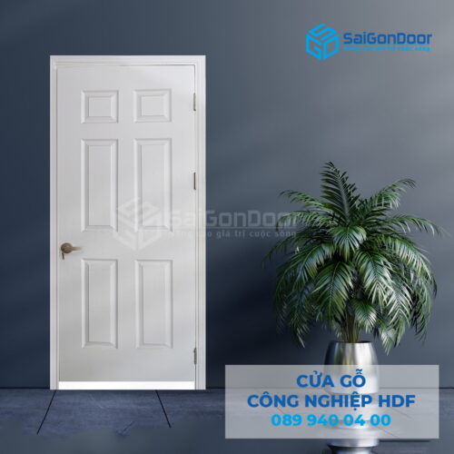 Cửa Gỗ HDF 6A-C1 3-SGD