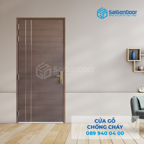 Cửa Gỗ Chống Cháy MDF Laminate P1R2-SGD