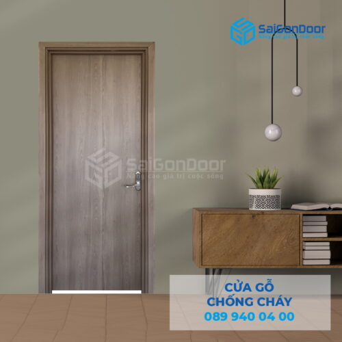 Cửa Gỗ Chống Cháy P1 cho khach san-SGD