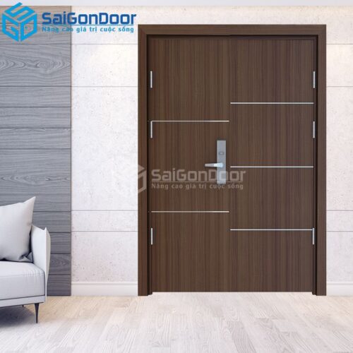 Cửa Gỗ Công Nghiệp MDF Laminate 2P1R51-MDFL-SGD