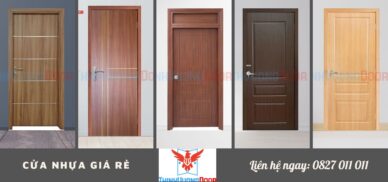 Top 100 mẫu cửa nhựa giá rẻ "Bền - Đẹp" thịnh hành nhất hiện nay