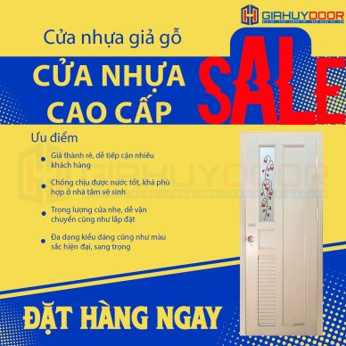 LỰA CHỌN CỬA NHÀ TẮM GIAHUYDOOR CHO KHÔNG GIAN SẠCH SẼ VÀ HIỆN ĐẠI