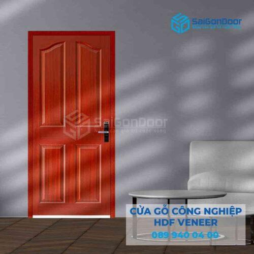 Cửa Gỗ HDF veneer 4A Cam xe